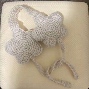 Handmade crochet star earmuffs 🌠
